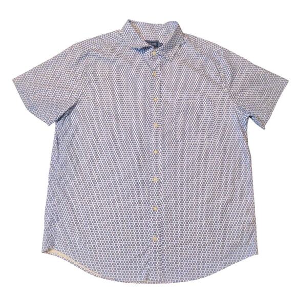 Vineyard Vines Men's Button Down Short Sleeve Shirt Blue Size XB U - Picture 1 of 12